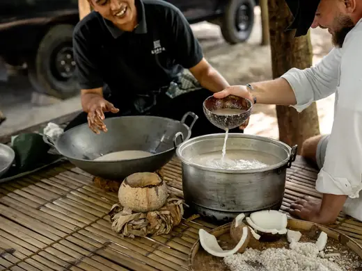 Kuara cooking atelier and local ingredients