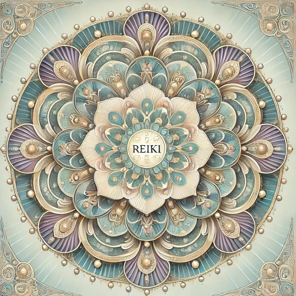 Decorative Reiki mandala artwork